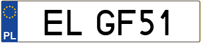Truck License Plate